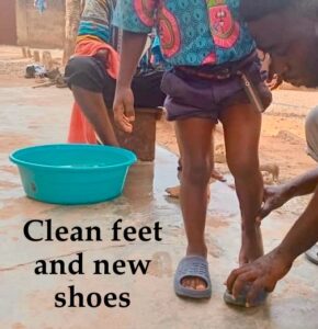 Clean Feet and New Shoes
